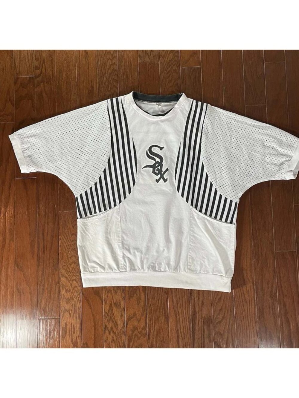 VTG 90s Made in USA CHICAGO WHITE SOX Jersey Mesh T-Shirt - Men's Sz XL